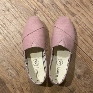 Vegan Toms Alpargata Canvas in Mauve Sz. 7